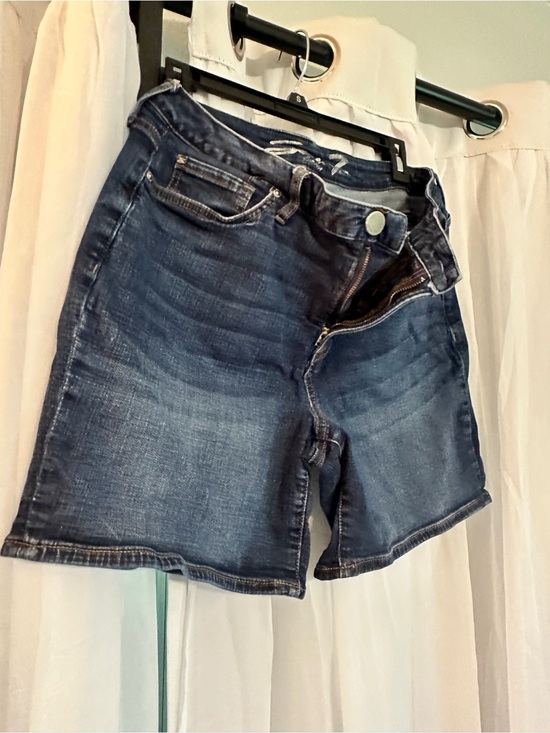 7 For All Mankind Pants - Seven7 Classic Dark Blue Denim Women's Shorts